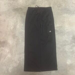 Essential Y2K adidas mens black track pants‎ baggy wide leg skater